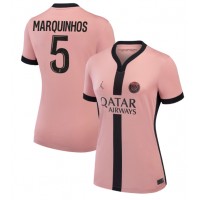 Paris Saint-Germain Marquinhos #5 Tretí Ženy futbalový dres 2024-25 Krátky Rukáv